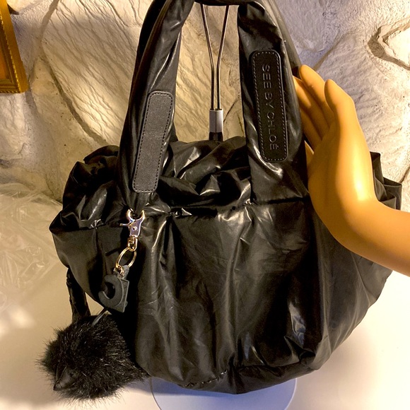 CHLOE Black puffy shoulder bag /brand new! - Picture 15 of 15
